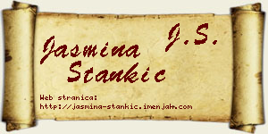 Jasmina Stankić vizit kartica